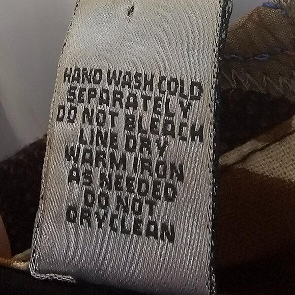 Chico's Brown Patchwork Embroidered Boho Hippie Retro Jacket 2 (L) - Picture 11 of 12